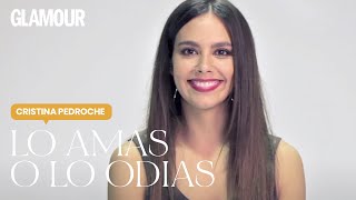 Cristina Pedroche en Lo amas o lo odias  Glamour España [upl. by Yldarb]