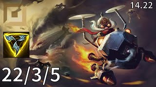 Corki ADC vs Jinx  EUW diamond  Patch 1422 [upl. by Eibrik]