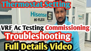 Hisense VRF Ac Testing CommissioningVrf Ac Testing Commissioning And Troubleshooting And Gas Check✅ [upl. by Egerton]