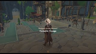 Hangout Event Bennett  Adventurers Acquaintance Adventure Route [upl. by Einahpats]