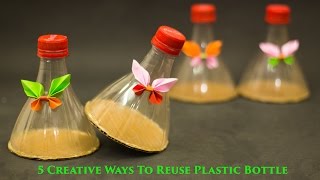 5 Creative Ways to Reuse and Recycle Plastic Bottles [upl. by Tatiana110]