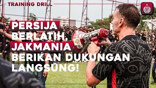 Persija Berlatih Jakmania Berikan Dukungan Langsung di Training Ground [upl. by Gwenn]