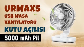 Urmaxs USB Masa Vantilatörü Kutu Açılışı [upl. by Oinesra]