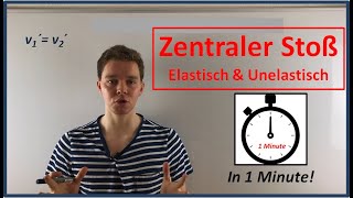 Zentraler Stoß in 1 Minute erklärt  MiniTutorial [upl. by Opportina]