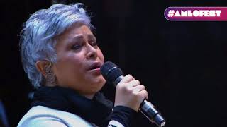 El momento más emotivo del AMLOFEST Canción Paloma de Eugenia León [upl. by Alvar]