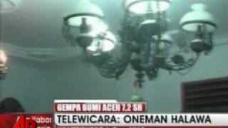 Indonesian Earthquake Triggers Tsunami Warning [upl. by Ailuig863]