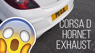 Corsa D Hornet Exhaust Sound [upl. by Zacherie]