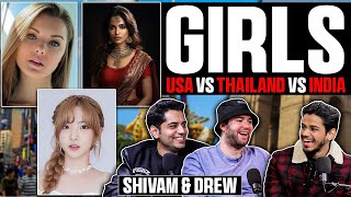 USA Thailand Aur Indian Girls Mein Kya Difference Hai   RealTalk Clips [upl. by Yrellav]