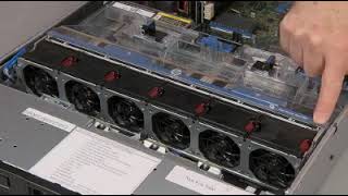 HPE ProLiant DL380p Gen8 Server Remove Replace Fan [upl. by Xenia]