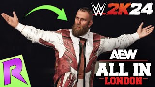 Bryan Danielsons All In 2024 Entrance in WWE 2K24 [upl. by Gnaht]