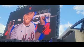 New York Mets PreGame WarmUps amp Introductions vs Baltimore Orioles 82124 [upl. by Ransome]