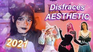 🎃80 IDEAS DE DISFRACES AESTHETIC PARA HALLOWEEN 2021👻  AmelieMeowMeow [upl. by Herzberg427]