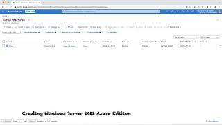 How To install Windows Server 2022 Datacenter Azure Edition with Hotpatch [upl. by Anrak]