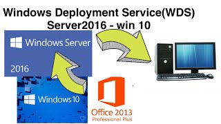 WDS Sysprep amp creating boot and capture image amp deploy of workstation windows 10 by server 2016 [upl. by Packer782]