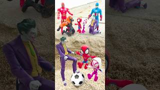 Joker takes Spider Man Kid ball and the ending  Marvel Toys marvel spiderman joker [upl. by Jemena]