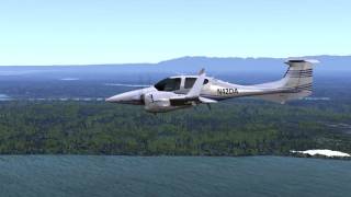 Dovetail Games Flight School Circuit Flying Achievement DA42 [upl. by Berardo533]