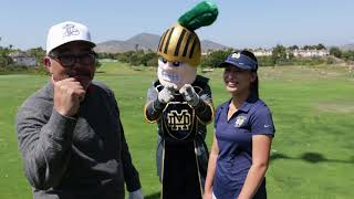 Crusader Golf Tournament Auction  Tiger Vs González 90  Mater Dei Catholic High School [upl. by Enawyd473]