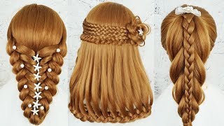 Top 5 Most Beautiful Hairstyles For Party amp Wedding [upl. by Islean]