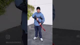 Mastering Katana Techniques W or L samuraisword samurai samuraikatanasword martialarts [upl. by Maharba242]