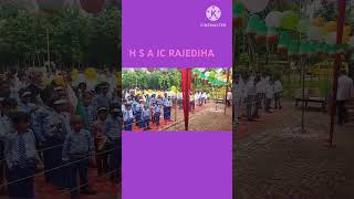 Haji Shakir Ali Khan inter College Rajediha ।।shortvideo। jhanda rohan [upl. by Potter]