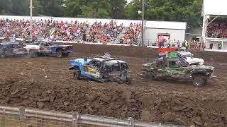 Onawa Iowa 2 Man Team Demolition Derby 2022 Consolation [upl. by Annawyt794]