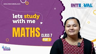 Class 7  Maths Part 1  Interval Talent Boost  Math problemsolving [upl. by Ahsekam941]