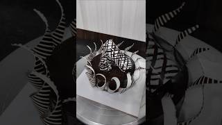 Simple chocolate cake decoration ideas chocolatecake shorts youtubeshorts viralvideo trending [upl. by Sharyl676]