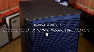 QCS E Series Large Format Passive Loudspeakers [upl. by Alesi404]