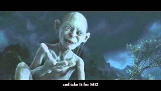 Best amp Favorite Lord of the Rings Quotes  quotAnd take it for MEquot GollumSméagol [upl. by Bohon]