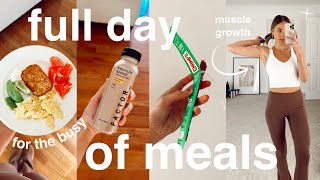 What I Eat In A Day  QUICK Korean BBQ healthy snacks ONTHEGO meals amp dessert [upl. by Orvas]