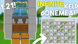 Bonemeal Farm for Minecraft Bedrock 121  works after 12130 [upl. by Neurath]