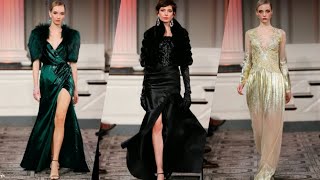 Dennis Basso FallWinter 2023 Fashion ShowRunway [upl. by Suaeddaht324]