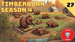 LETS BUILD A FARM  TimberBorn  Upda4e 5 IRONTEETH  Season 4  Episode 27 [upl. by Anelagna998]