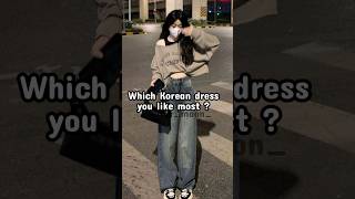 which Korean dress you like most youtubeshorts trendingshorts 👗❤️❤️❤️👀👍 [upl. by Anikehs]