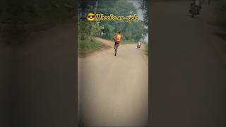 Non gear cycle wheelie 👀😜 shortsfeed wheeliereaction mountainbike automobile [upl. by Guthrey]