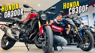 2024 Honda CB 300R Vs Honda CB 300F Detailed Comparison  Which One is Best For You [upl. by Othilia609]