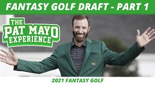 2021 Fantasy Golf Draft Part 1  2021 PGA TOUR Picks Player Previews [upl. by Quin718]