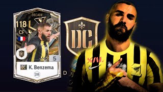 FC Online K BENZEMA MÙA THẺ DECADE [upl. by Atlee]