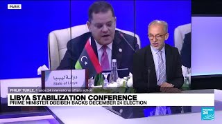 Libyan PM Dbeibeh backs December 24 national election • FRANCE 24 English [upl. by Auroora]