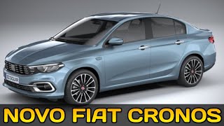 NOVA GERAÇÃO DO FIAT CRONOS VEM PARA O BRASIL ESSE ANO PARA COMPETIR COM ONIX PLUS e LOGAN [upl. by Alle91]