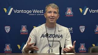 Arizona Football Press Conference  Brent Brennan [upl. by Erminna]