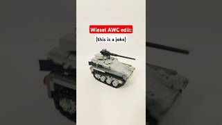 Wiesel microwave edit warthunder lego tank trending [upl. by Assiluy]