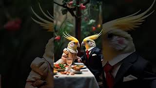 cockatiels date night cockatiel cockatielsinging birds datenight trendingshorts viralshorts [upl. by Eekorehc992]