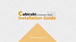 Installation Guide for Computer Desk with Drawers [upl. by Eicnarf]