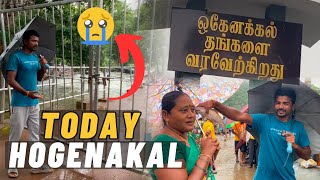 ✅Hogenakkal falls 🤷today status🤔  🔴Live Visit 🤯Waterfalls  💦Hogenakkal falls hogenakkal fishing [upl. by Atinel]