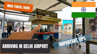 Arrival in INDIA  Where to buy local SIM card  AVOID taxi SCAMMERS amp don’t fall out of a taxi [upl. by Ellison]