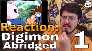 Digimon Abridged Ep 1 Reaction AirierReacts [upl. by Morgana]