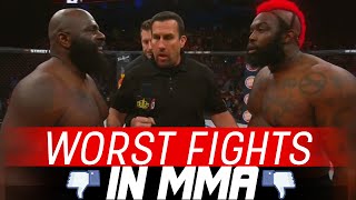 The Worst Fights In MMA [upl. by Norry]