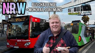 NRW met BUS CHALLENGE en MONORAILS in DORTMUND  juulvlog [upl. by Constanta]