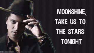 Bruno Mars  Moonshine Lyrics [upl. by Johannessen]